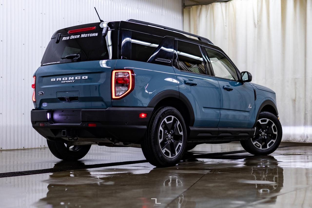 2021 Ford Bronco Sport 4x4 Outer Banks Leather BCam Red Deer AB