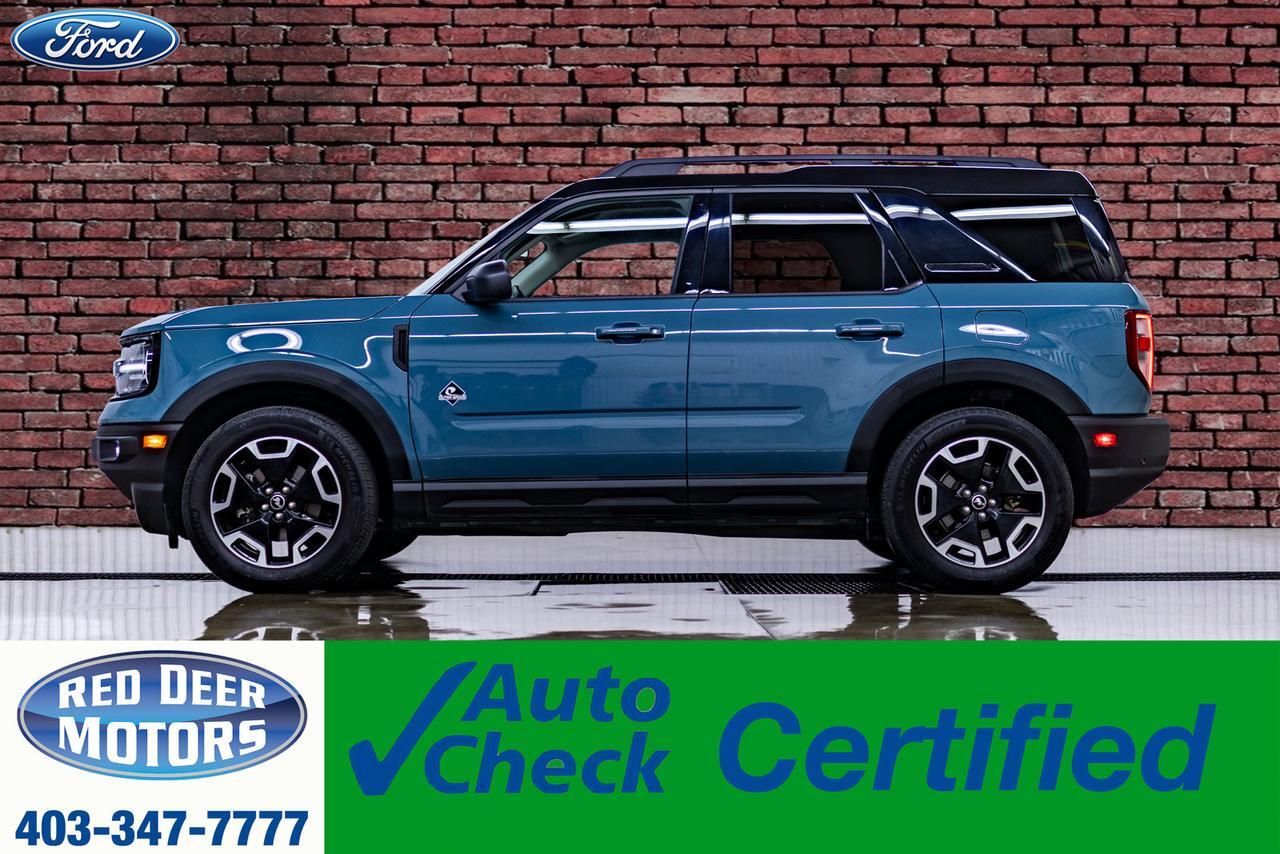 2021 Ford Bronco Sport 4x4 Outer Banks Leather BCam Red Deer AB