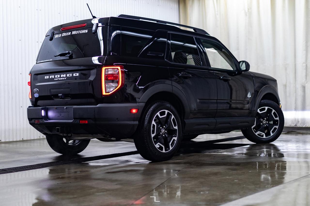 2021 Ford Bronco Sport 4x4 Outer Banks Leather Roof Nav Red Deer AB