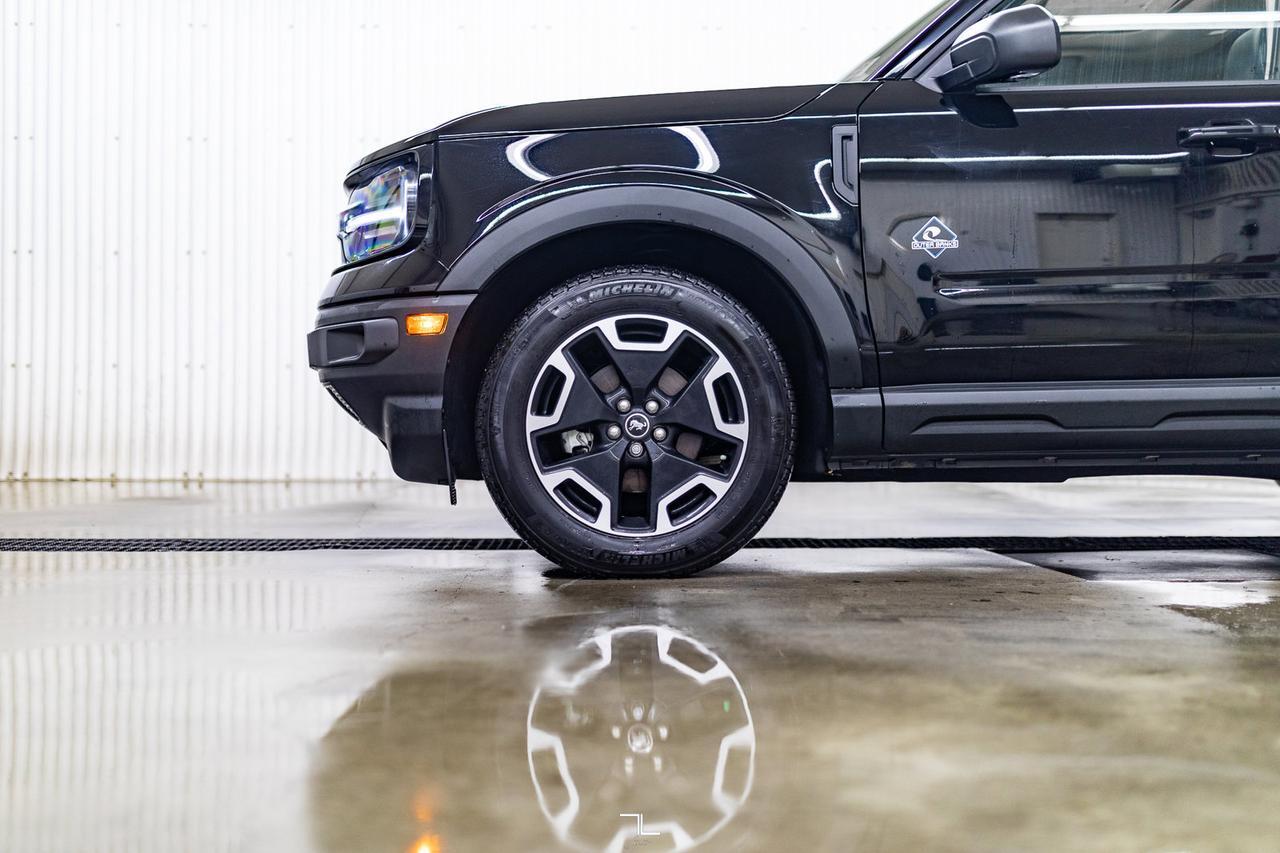 2021 Ford Bronco Sport 4x4 Outer Banks Leather Roof Nav Red Deer AB