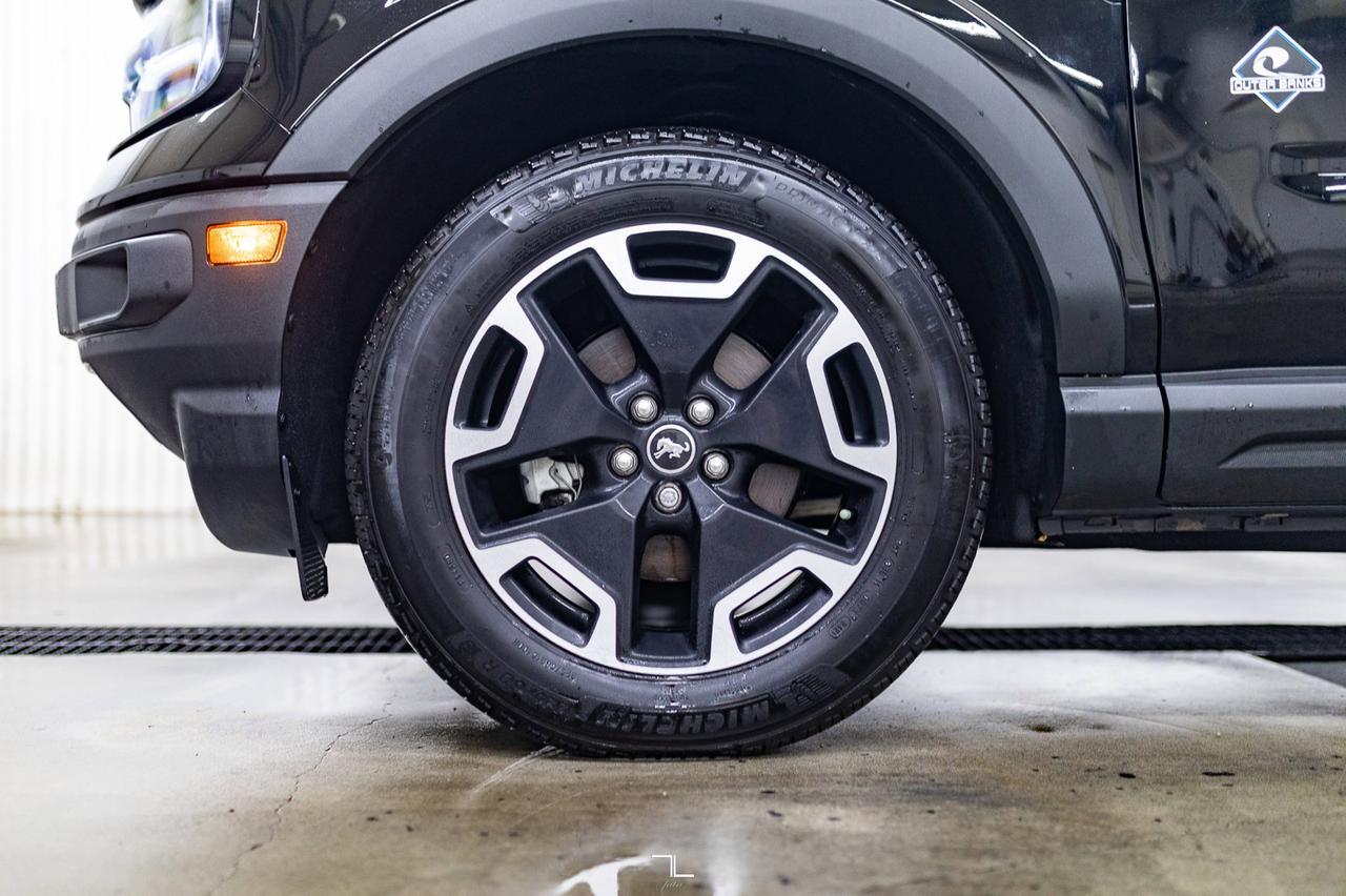 2021 Ford Bronco Sport 4x4 Outer Banks Leather Roof Nav Red Deer AB