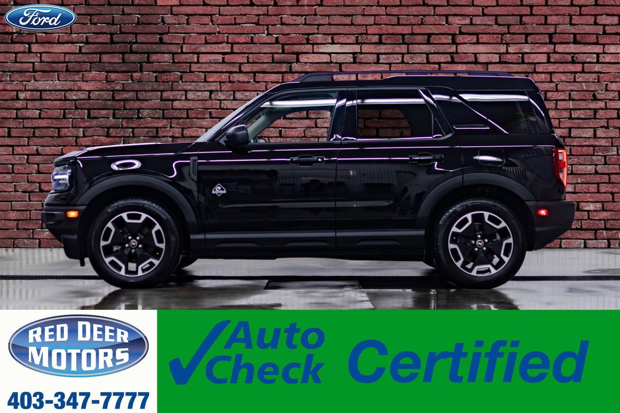 2021 Ford Bronco Sport 4x4 Outer Banks Leather Roof Nav Red Deer AB