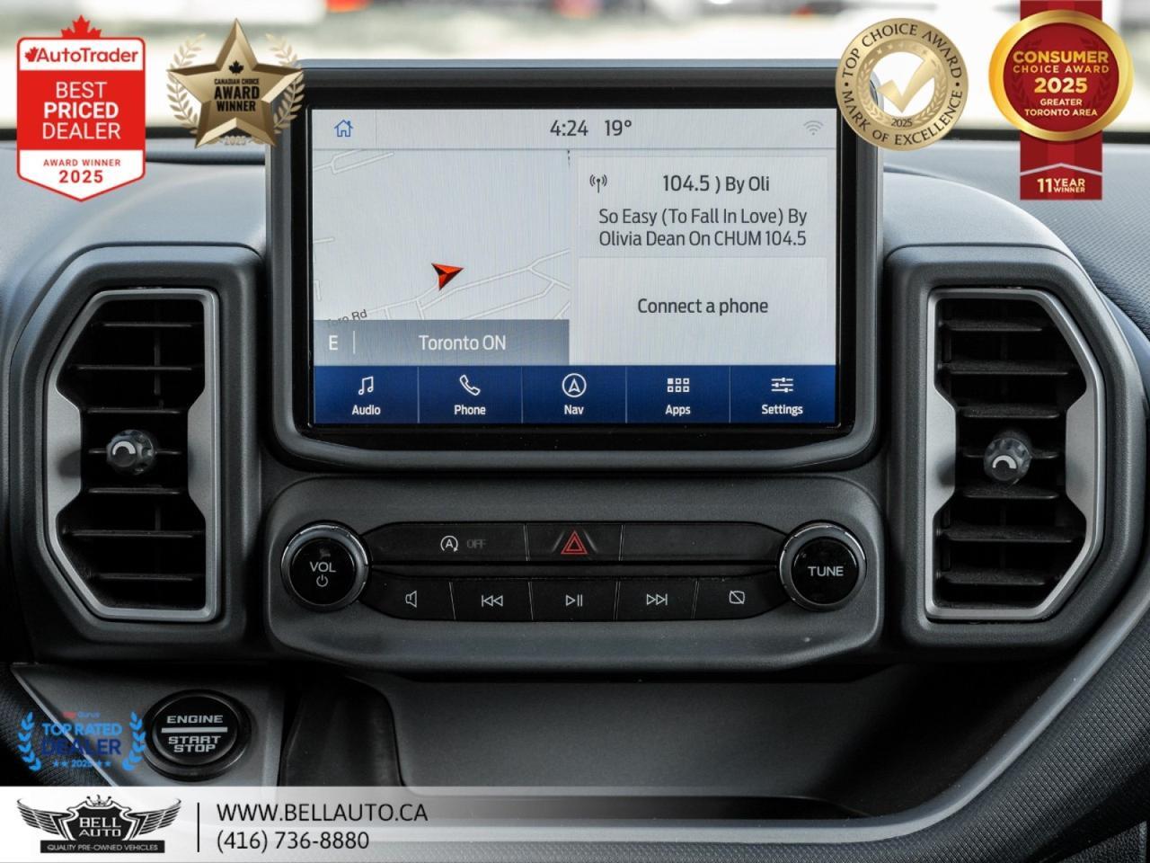 2021 Ford Bronco Sport Big Bend | 4WD | NAVI | B.CAM | WRLSCHRGR | CARPLAY | NOACCIDENT Toronto ON