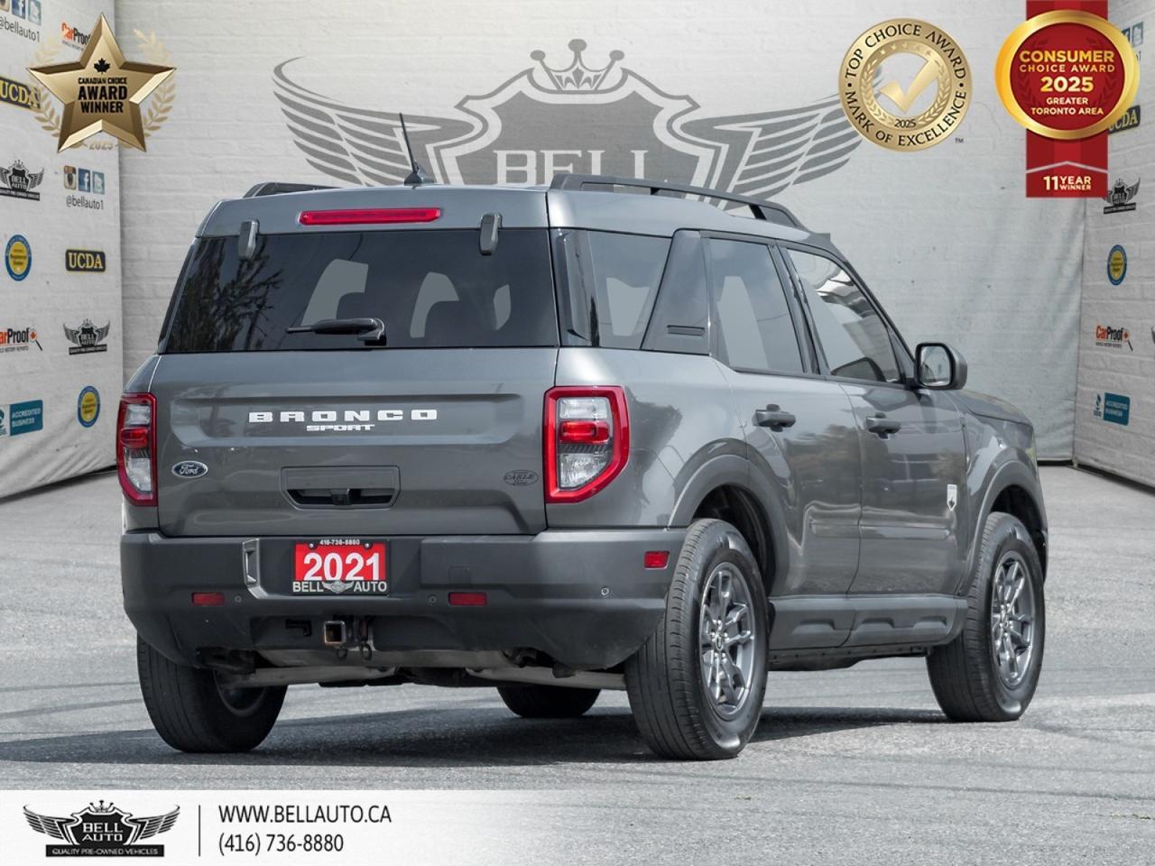 2021 Ford Bronco Sport Big Bend | POWER&HEATEDSEATS | SUNROOF | BACKUPCAM | ROOFRAILS | PARKASSIST | ONEOWNER | NOACCIDENT Toronto ON