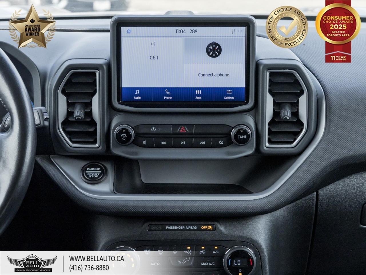 2021 Ford Bronco Sport Big Bend | POWER&HEATEDSEATS | SUNROOF | BACKUPCAM | ROOFRAILS | PARKASSIST | ONEOWNER | NOACCIDENT Toronto ON