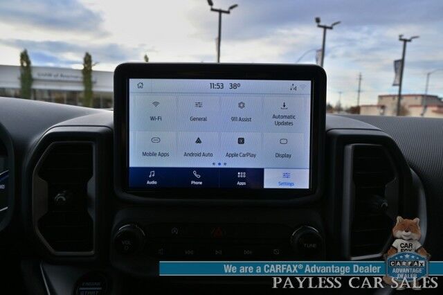 2021 Ford Bronco Sport Outer Banks / 4X4 / Auto Start / Power & Heated Leather Seats / Heated Steering Wheel / Lane Departure & Blind Spot Alert / Appl CarPlay & Android Auto / Back Up Camera / Keyless Entry & Start / 1-Owner Anchorage AK
