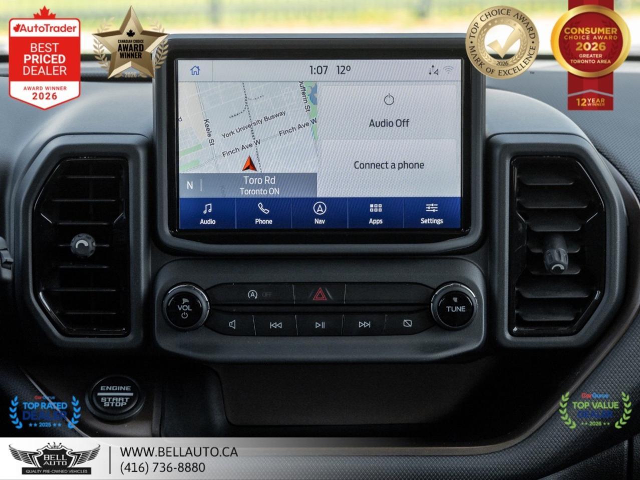 2021 Ford Bronco Sport Outer Banks | NAVI | B.CAM | SUNROOF | B&O | WRLSCHRGR | ONEOWNER | NOACCIDENT Toronto ON