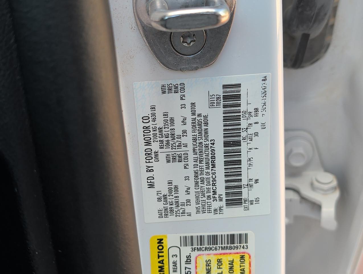 2021 Ford Bronco Sport Outer Banks San Juan TX