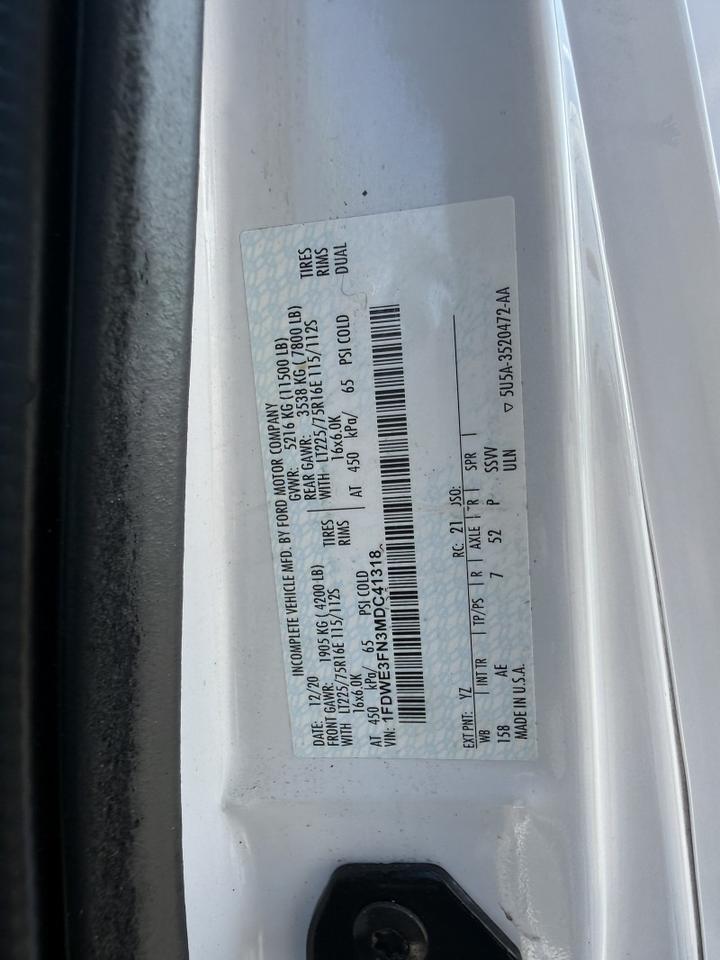 2021 Ford E-350 Box Van 43k mi's Collinsville OK