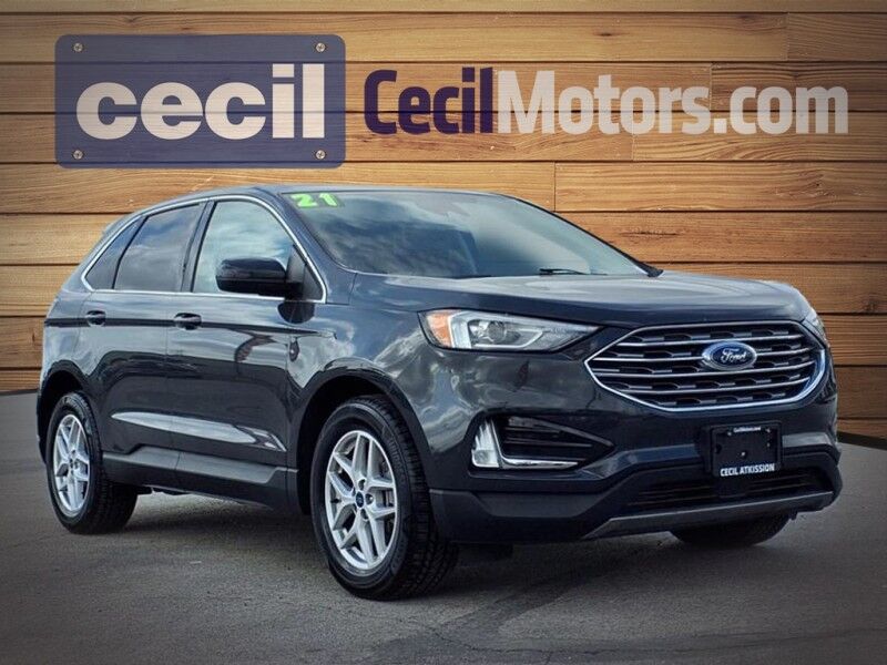 Used 2021 Ford Edge SEL with VIN 2FMPK3J98MBA40477 for sale in Burnet, TX