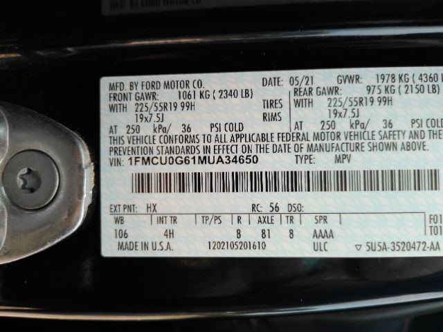 2021 Ford Escape SE Plano TX