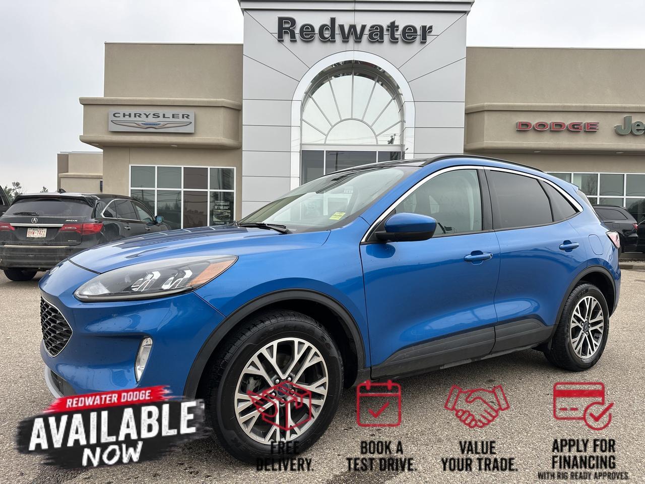 2021 Ford Escape SEL | AWD | Leather | Pano Sun Roof | Power Lift Gate | Heated Seats & Wheel | Adaptive Cruise