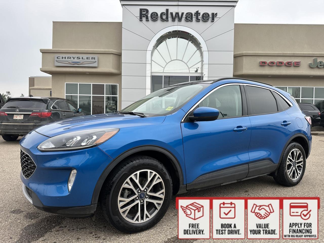 2021 Ford Escape SEL | AWD | Leather | Pano Sun Roof | Power Lift Gate | Heated Seats & Wheel | Adaptive Cruise