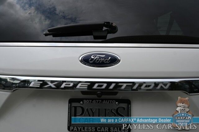 2021 Ford Expedition Max Limited / 4X4 / Auto Start / Heated & Cooled Seats / Heated Steering / Navigation / Panoramic Sunroof / B&O Speakers / Adaptive Cruise / Lane Depart & Blind Spot / Rear Captain Chairs / 3rd Row / Tow Pkg / 1-Owner Anchorage AK