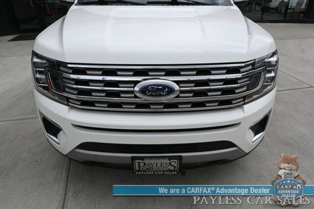 2021 Ford Expedition Max Limited / 4X4 / Auto Start / Heated & Cooled Seats / Heated Steering / Navigation / Panoramic Sunroof / B&O Speakers / Adaptive Cruise / Lane Depart & Blind Spot / Rear Captain Chairs / 3rd Row / Tow Pkg / 1-Owner Anchorage AK