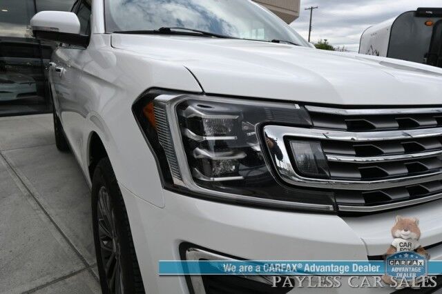 2021 Ford Expedition Max Limited / 4X4 / Auto Start / Heated & Cooled Seats / Heated Steering / Navigation / Panoramic Sunroof / B&O Speakers / Adaptive Cruise / Lane Depart & Blind Spot / Rear Captain Chairs / 3rd Row / Tow Pkg / 1-Owner Anchorage AK