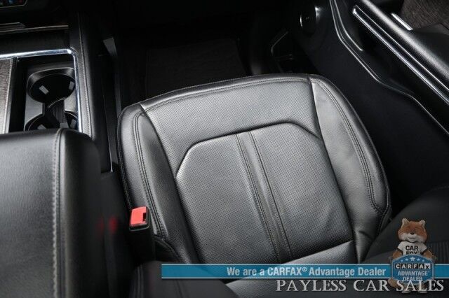 2021 Ford Expedition Max Limited / 4X4 / Auto Start / Heated & Cooled Seats / Heated Steering / Navigation / Panoramic Sunroof / B&O Speakers / Adaptive Cruise / Lane Depart & Blind Spot / Rear Captain Chairs / 3rd Row / Tow Pkg / 1-Owner Anchorage AK