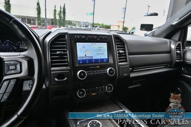 2021 Ford Expedition Max Limited / 4X4 / Auto Start / Heated & Cooled Seats / Heated Steering / Navigation / Panoramic Sunroof / B&O Speakers / Adaptive Cruise / Lane Depart & Blind Spot / Rear Captain Chairs / 3rd Row / Tow Pkg / 1-Owner Anchorage AK