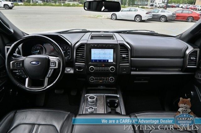2021 Ford Expedition Max Limited / 4X4 / Auto Start / Heated & Cooled Seats / Heated Steering / Navigation / Panoramic Sunroof / B&O Speakers / Adaptive Cruise / Lane Depart & Blind Spot / Rear Captain Chairs / 3rd Row / Tow Pkg / 1-Owner Anchorage AK
