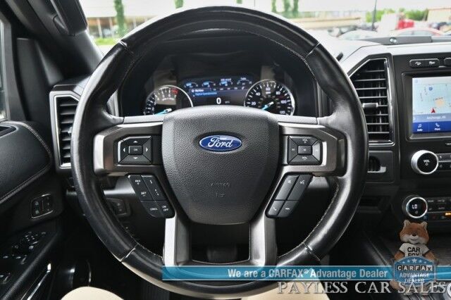 2021 Ford Expedition Max Limited / 4X4 / Auto Start / Heated & Cooled Seats / Heated Steering / Navigation / Panoramic Sunroof / B&O Speakers / Adaptive Cruise / Lane Depart & Blind Spot / Rear Captain Chairs / 3rd Row / Tow Pkg / 1-Owner Anchorage AK