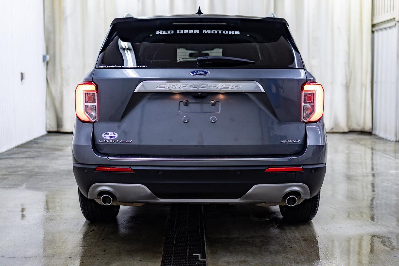 2021 Ford Explorer AWD Limited Leather Roof Nav BCam Red Deer AB