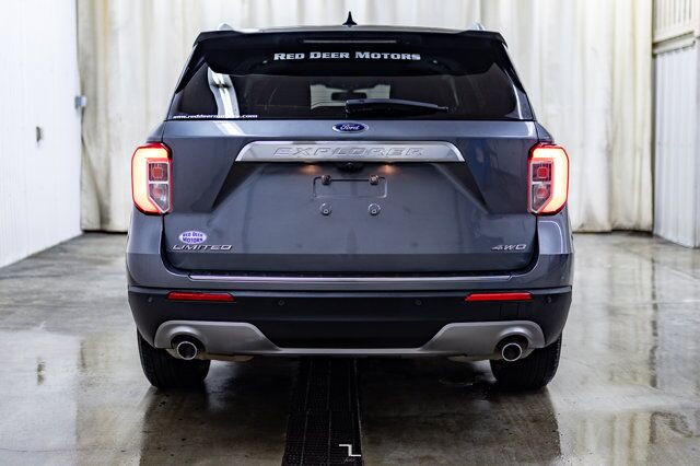 2021 Ford Explorer AWD Limited Leather Roof Nav BCam Red Deer AB