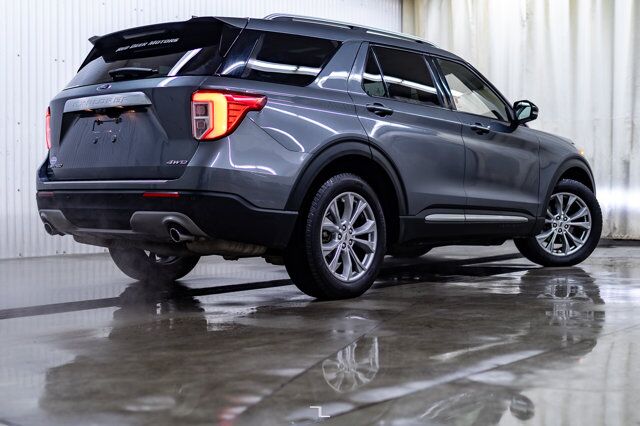 2021 Ford Explorer AWD Limited Leather Roof Nav BCam Red Deer AB