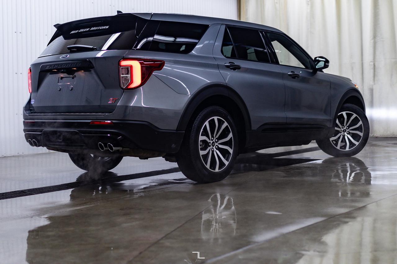 2021 Ford Explorer AWD ST Leather Roof Nav Red Deer AB