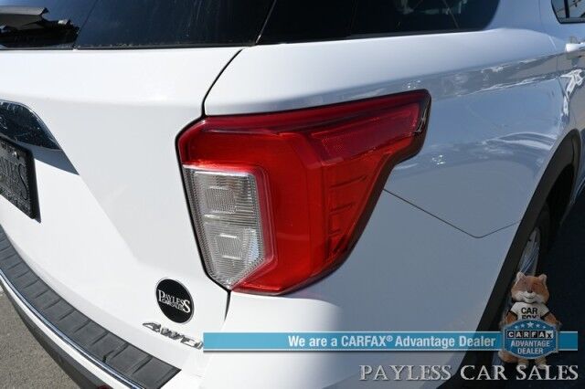 2021 Ford Explorer Limited / 4X4 / Auto Start / Heated & Cooled Leather Seats / Heated Steering Wheel / B&O Speakers / 360 Camera / Navigation / Adaptive Cruise / Lane Departure & Blind Spot / Rear Captain Chairs / Seats 6 / 1-Owner Anchorage AK