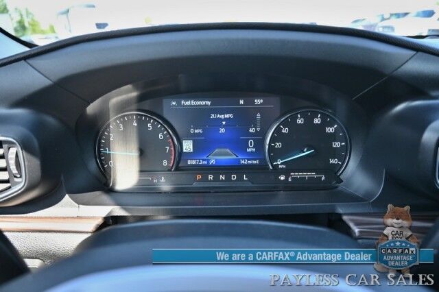 2021 Ford Explorer Limited / 4X4 / Auto Start / Heated & Cooled Leather Seats / Heated Steering Wheel / B&O Speakers / 360 Camera / Navigation / Adaptive Cruise / Lane Departure & Blind Spot / Rear Captain Chairs / Seats 6 / 1-Owner Anchorage AK