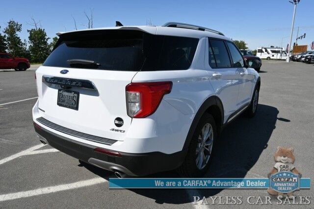 2021 Ford Explorer Limited / 4X4 / Auto Start / Heated & Cooled Leather Seats / Heated Steering Wheel / B&O Speakers / 360 Camera / Navigation / Adaptive Cruise / Lane Departure & Blind Spot / Rear Captain Chairs / Seats 6 / 1-Owner Anchorage AK