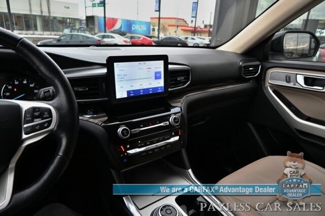 2021 Ford Explorer Limited / 4X4 / Auto Start / Heated & Cooled Leather Seats / Heated Steering Wheel / B&O Speakers / 360 Camera / Navigation / Adaptive Cruise / Lane Departure & Blind Spot / Rear Captain Chairs / Seats 6 / 1-Owner Anchorage AK
