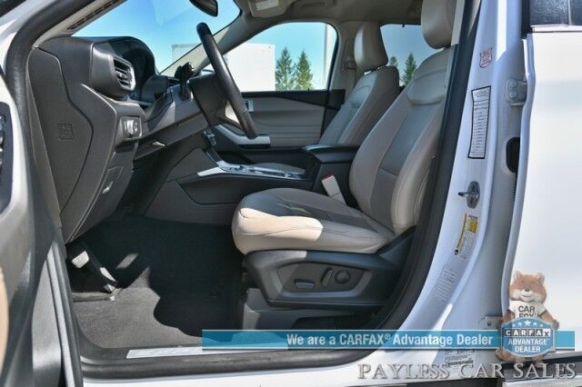 2021 Ford Explorer Limited / 4X4 / Auto Start / Heated & Cooled Leather Seats / Heated Steering Wheel / B&O Speakers / 360 Camera / Navigation / Adaptive Cruise / Lane Departure & Blind Spot / Rear Captain Chairs / Seats 6 / 1-Owner Anchorage AK