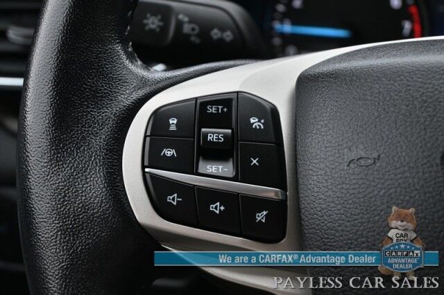 2021 Ford Explorer Limited / 4X4 / Auto Start / Heated & Cooled Leather Seats / Heated Steering Wheel / B&O Speakers / 360 Camera / Navigation / Adaptive Cruise / Lane Departure & Blind Spot / Rear Captain Chairs / Seats 6 / 1-Owner Anchorage AK