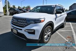 2021_Ford_Explorer_Limited / 4X4 / Auto Start / Heated & Cooled Leather Seats / Heated Steering Wheel / B&O Speakers / 360 Camera / Navigation / Adaptive Cruise / Lane Departure & Blind Spot / Rear Captain Chairs / Seats 6 / 1-Owner_ Anchorage AK