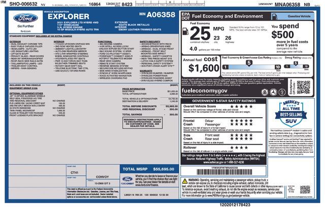 2021 Ford Explorer Limited Raleigh NC