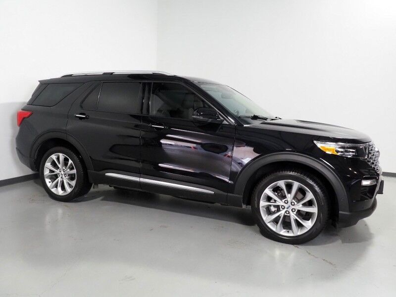 2021 Ford Explorer Platinum 4WD *NAVIGATION, ADAPTIVE CRUISE, SAFETY ALERTS, 360 CAMERAS, TWIN-PANEL MOONROOF, LEATHER, CLIMATE/MASSAGE SEATS, HEATED STEERING, 2ND ROW CAPTIAN'S, BANG & OLUFSEN, WIRELESS CHARGING, ANDROID & APPLE