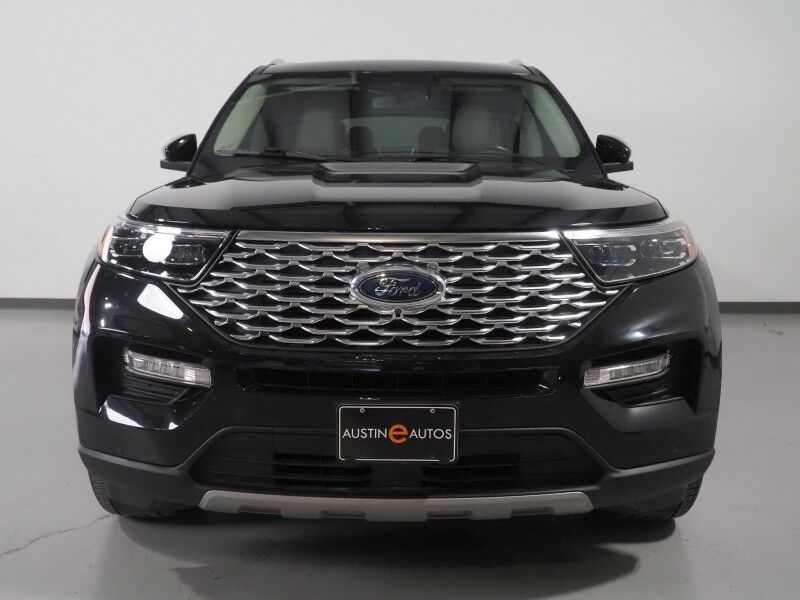 2021 Ford Explorer Platinum 4WD *NAVIGATION, ADAPTIVE CRUISE, SAFETY ALERTS, 360 CAMERAS, TWIN-PANEL MOONROOF, LEATHER, CLIMATE/MASSAGE SEATS, HEATED STEERING, 2ND ROW CAPTIAN'S, BANG & OLUFSEN, WIRELESS CHARGING, ANDROID & APPLE Round Rock TX
