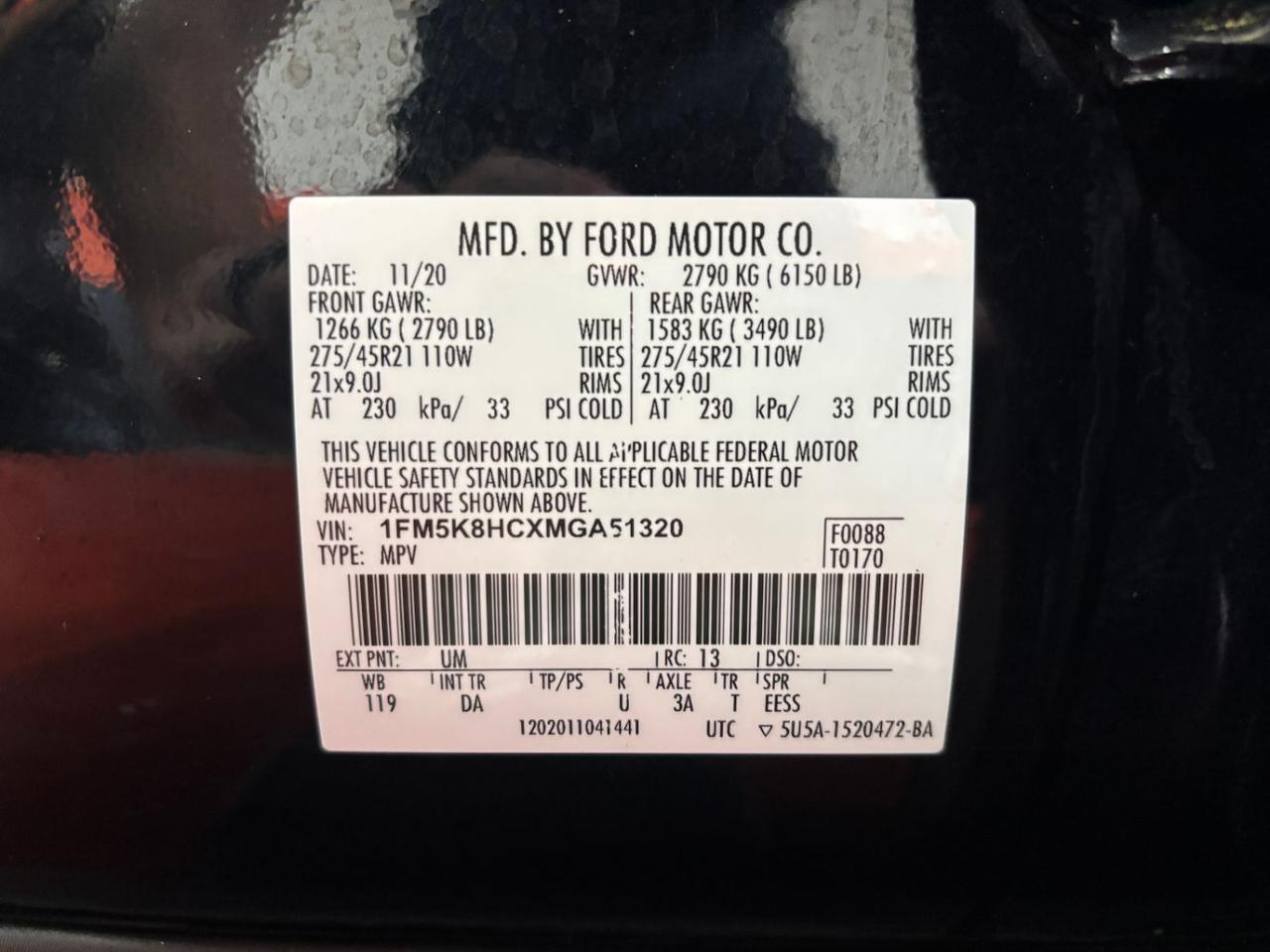 2021 Ford Explorer Platinum Franklin OH
