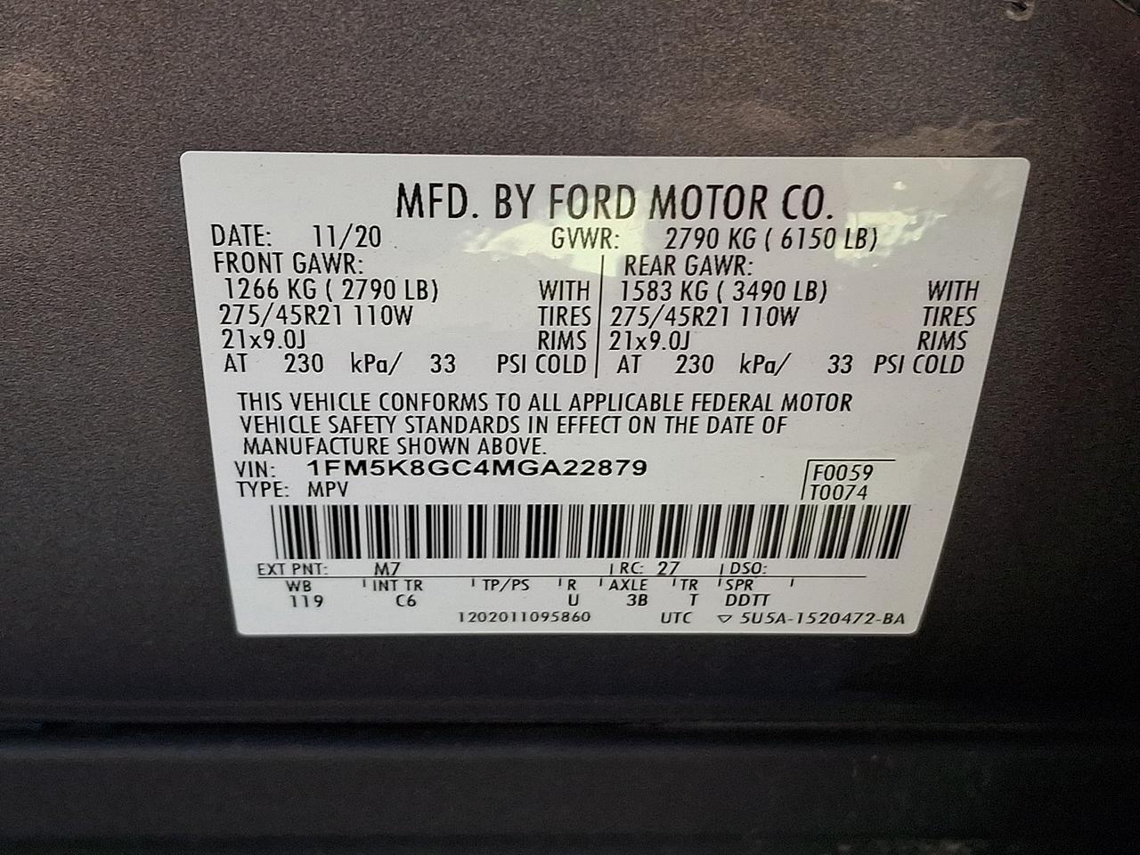 2021 Ford Explorer ST Vineland NJ