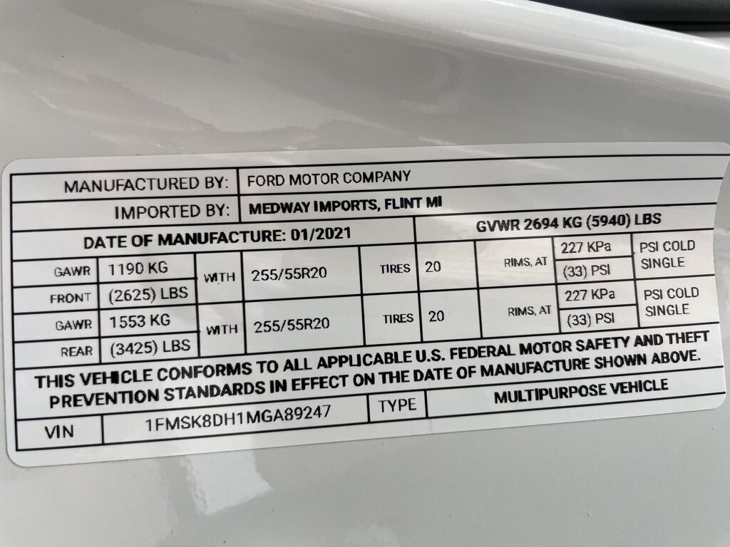 2021 Ford Explorer XLT 4WD 6 Passenger Minocqua WI