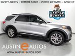2021 Ford Explorer XLT *GROUP 202A, BACKUP-CAMERA, CO-PILOT360, SAFETY ALERTS, COLOR TOUCHSCREEN, HEATED SEATS/STEERING, REMOTE START, POWER LIFTGATE, 20 INCH WHEELS, ANDROID & APPLE