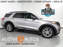 2021_Ford_Explorer XLT_*GROUP 202A, BACKUP-CAMERA, CO-PILOT360, SAFETY ALERTS, COLOR TOUCHSCREEN, HEATED SEATS/STEERING, REMOTE START, POWER LIFTGATE, 20 INCH WHEELS, ANDROID & APPLE_ Round Rock TX