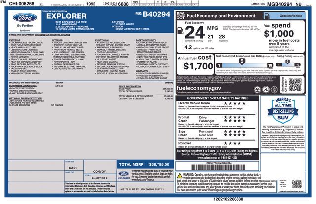 2021 Ford Explorer XLT Raleigh NC