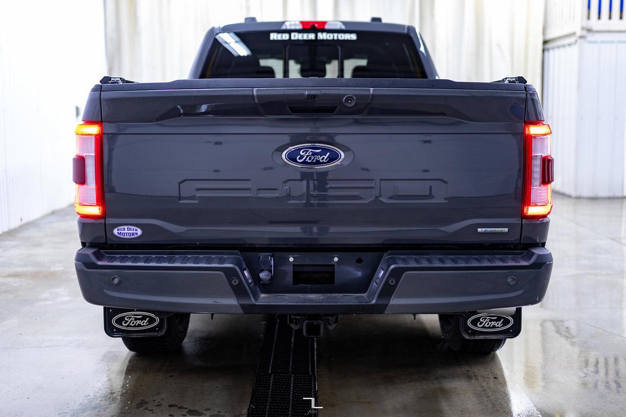 2021 Ford F-150 4x4 Super Crew Lariat FX4 Longbox Leather Nav Red Deer AB