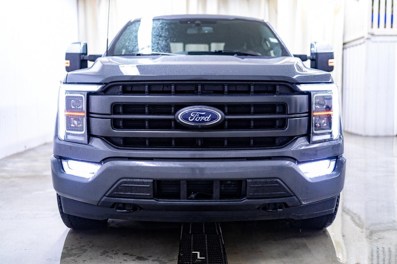 2021 Ford F-150 4x4 Super Crew Lariat FX4 Longbox Leather Nav Red Deer AB