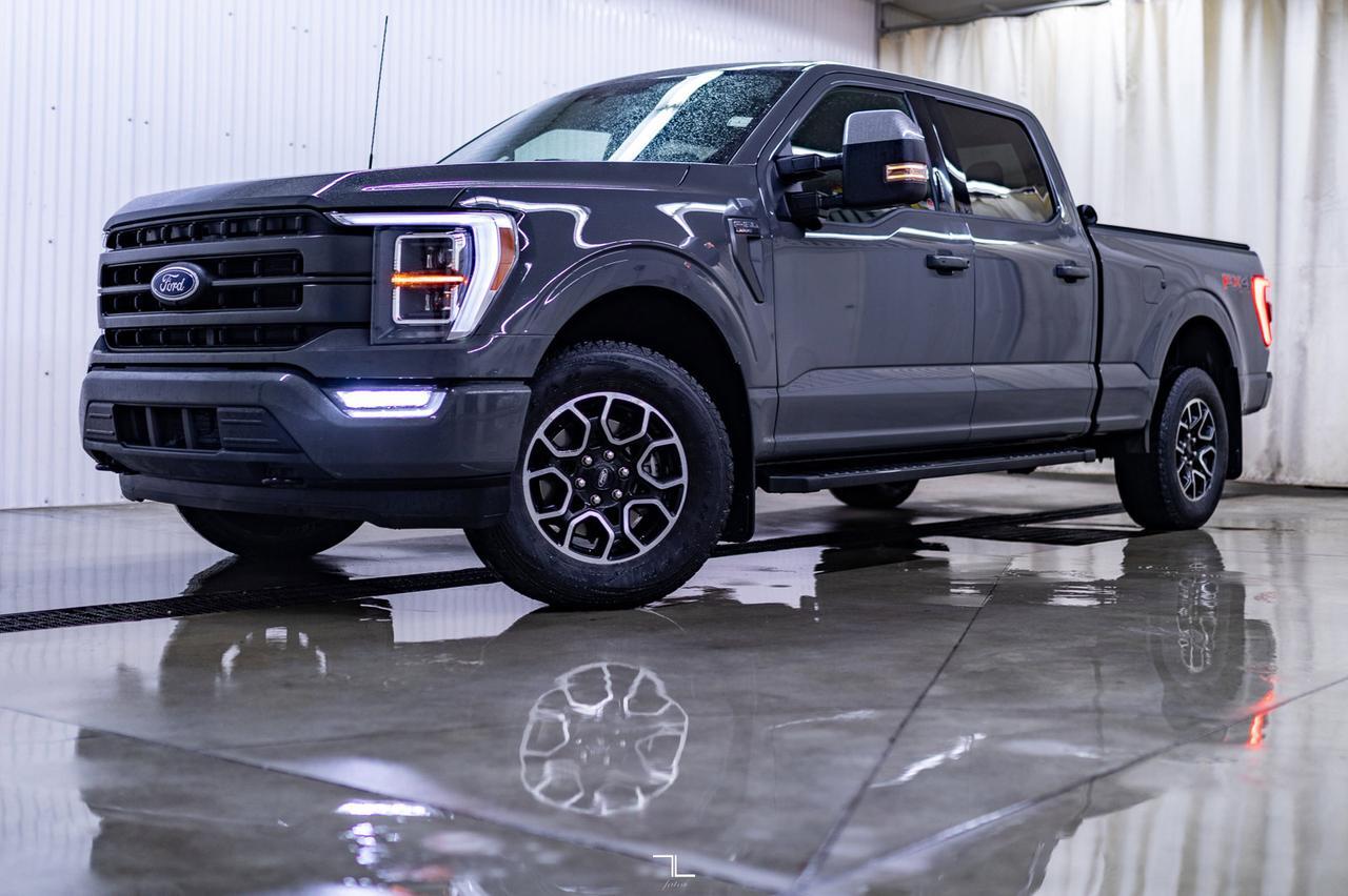 2021 Ford F-150 4x4 Super Crew Lariat FX4 Longbox Leather Nav Red Deer AB
