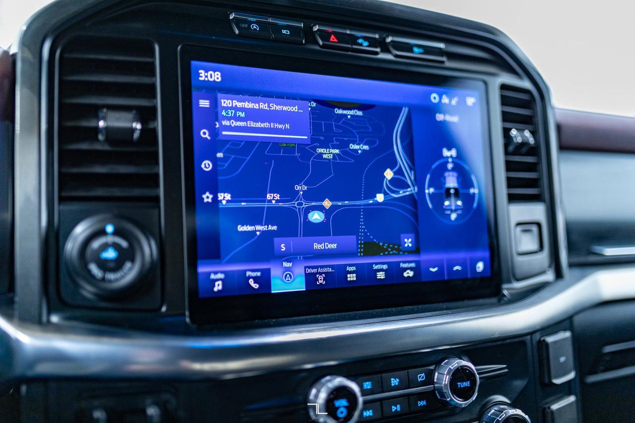 2021 Ford F-150 4x4 Super Crew Lariat FX4 Longbox Leather Nav Red Deer AB