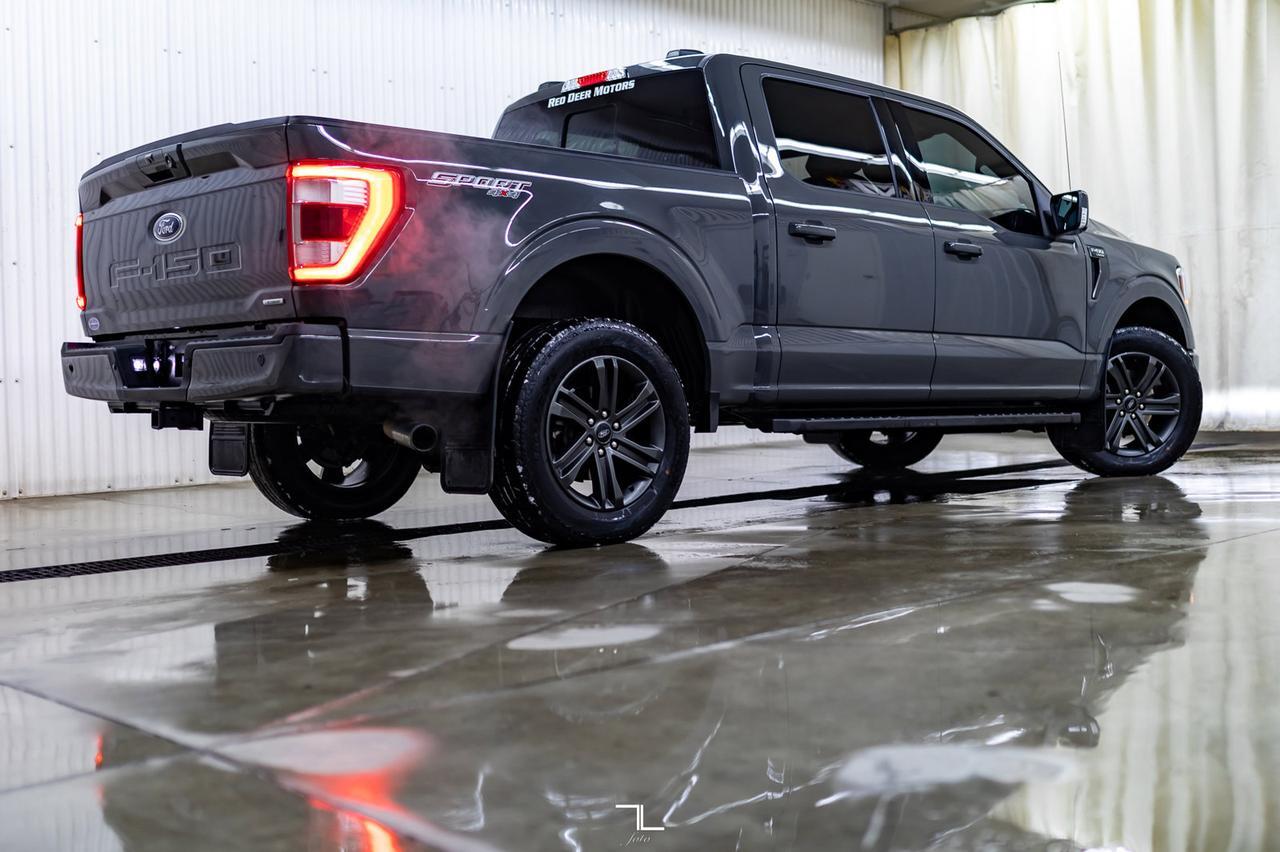 2021 Ford F-150 4x4 Super Crew Lariat Leather Nav BCam Red Deer AB