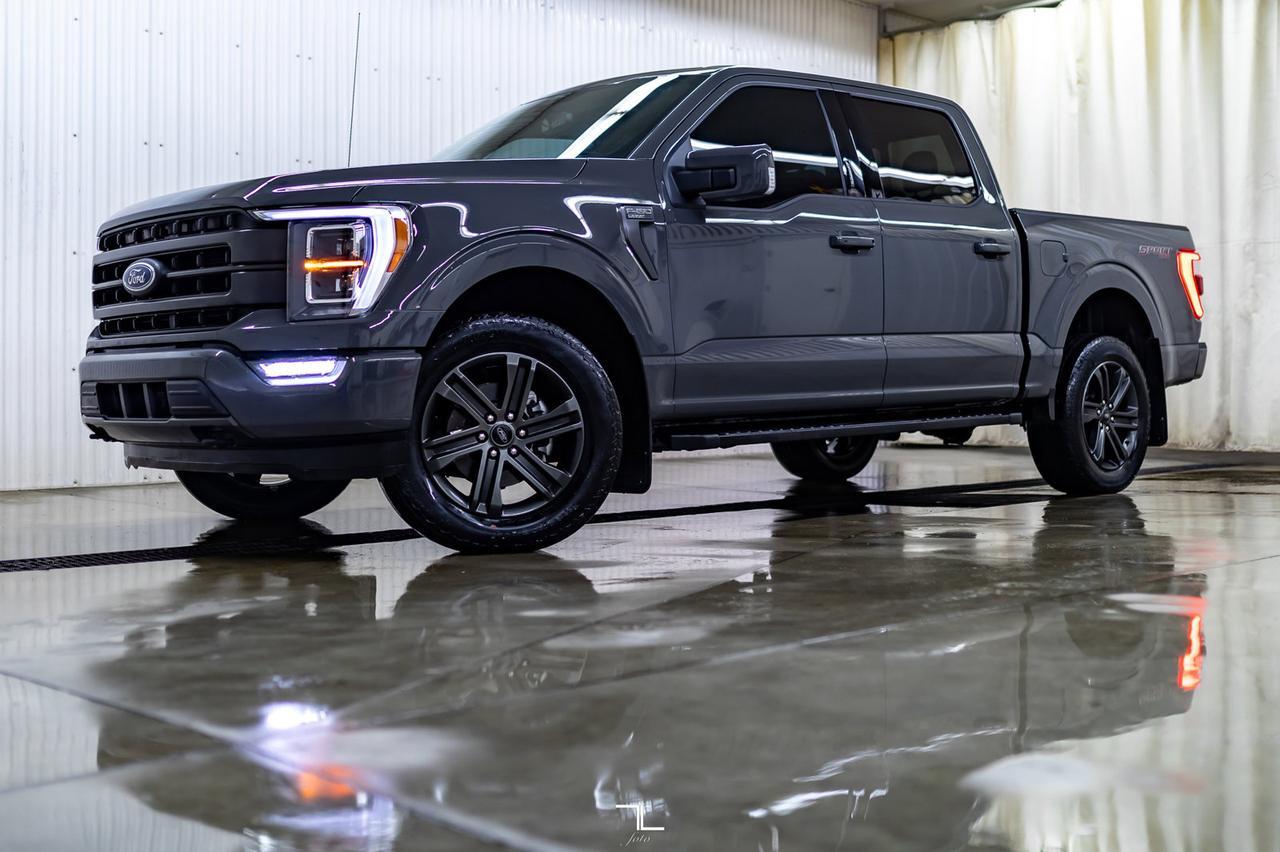 2021 Ford F-150 4x4 Super Crew Lariat Leather Nav BCam Red Deer AB